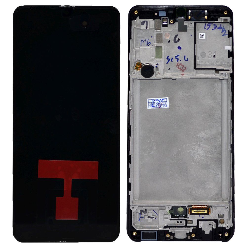 Дисплей Samsung SM-A315F/Galaxy A31 + тачскрин в рамке черный Oриг 100%
