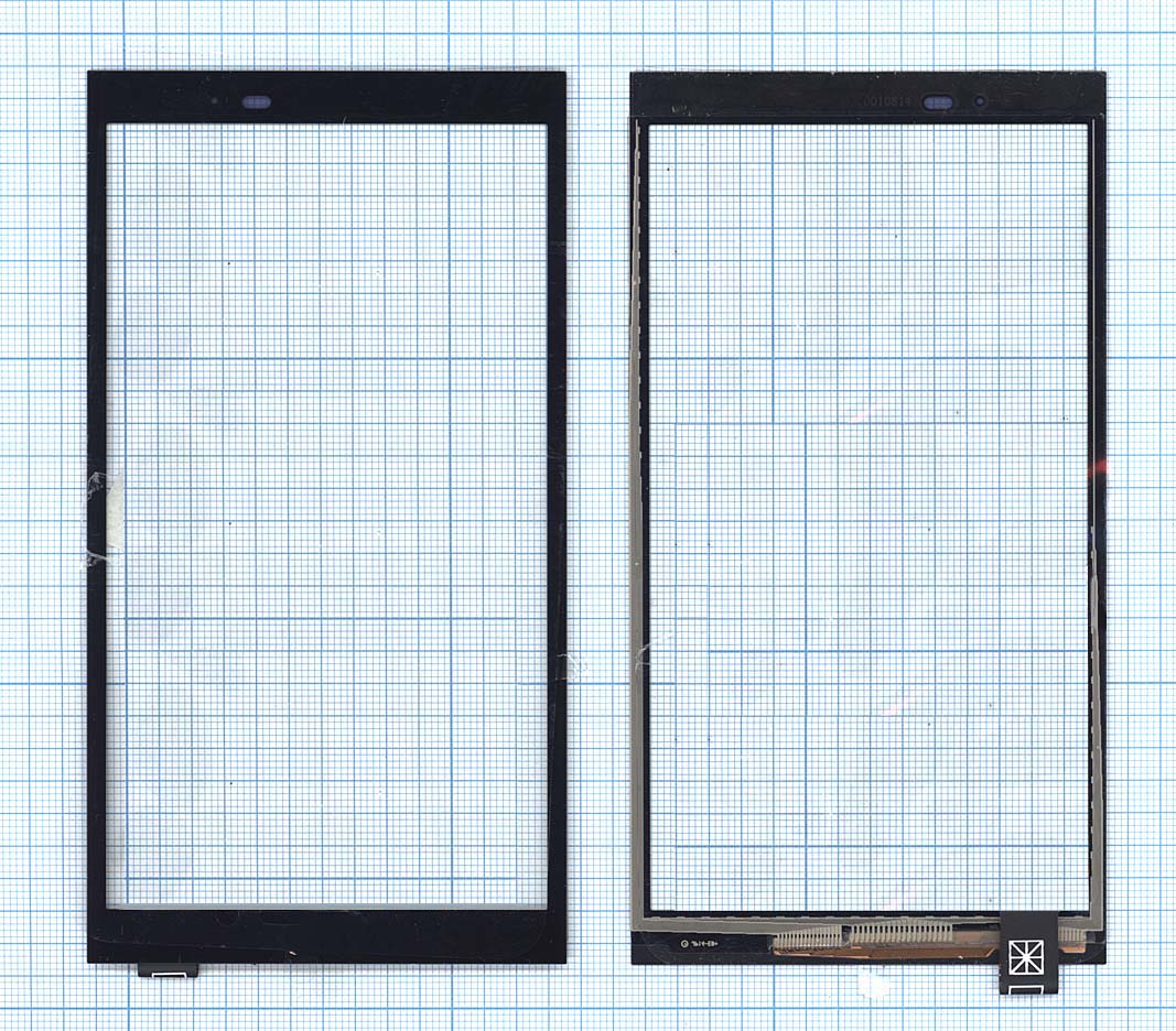 Сенсорное стекло (тачскрин) для HTC One E9+ черное