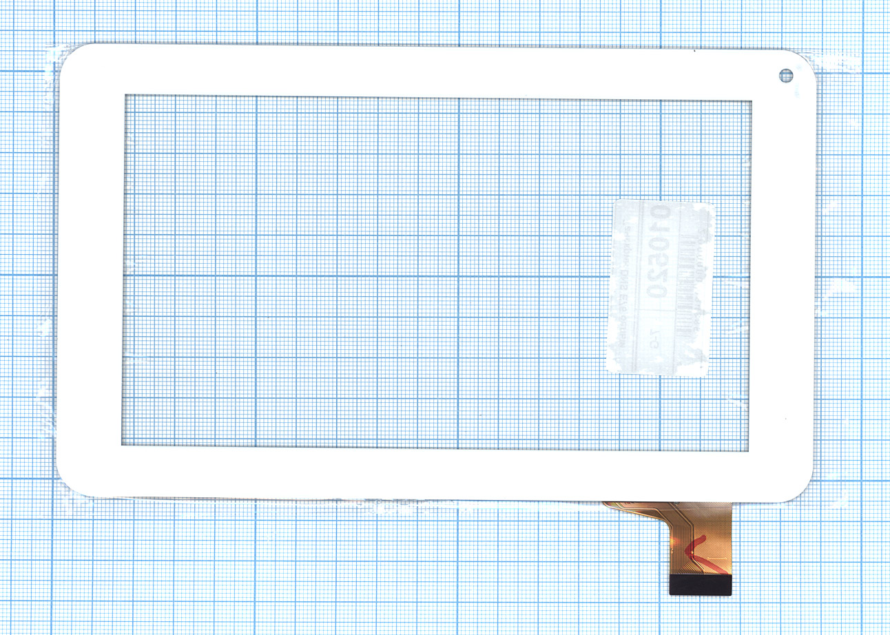 Сенсорное стекло (тачскрин) для DNS E76 белое