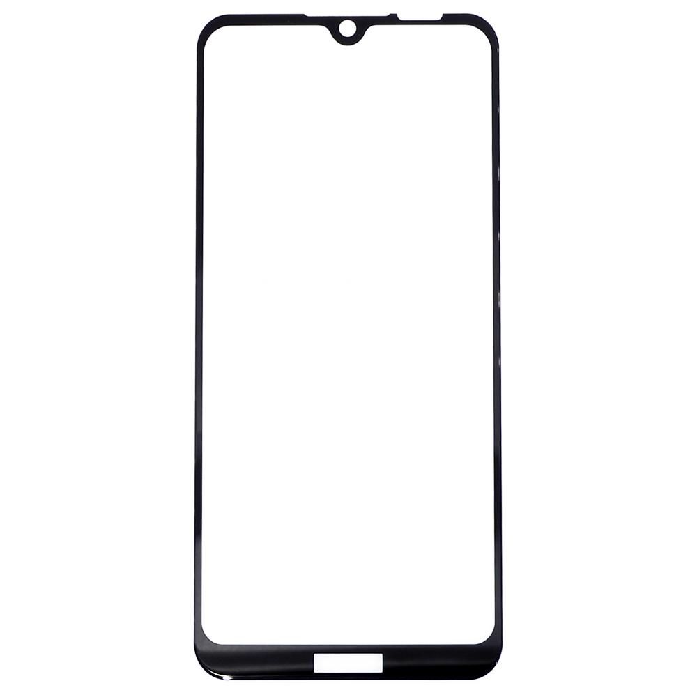 Защитное стекло Honor 8A/Huawei Y6 (2019) YOLKKI Progress 2,5D Full Glue с рамкой черное /в упаковке