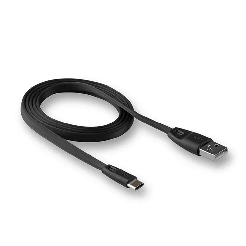 Кабель USB - TYPE-C WALKER C320 черный (1м)