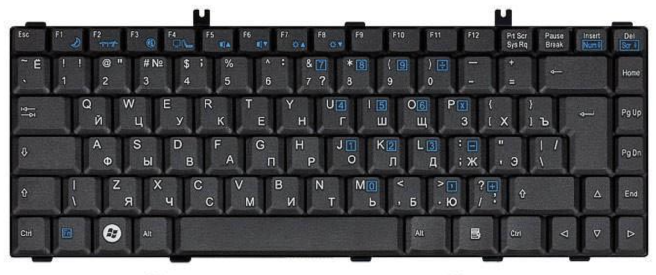 Клавиатура Fujitsu-Siemens Amilo La1705  OEM