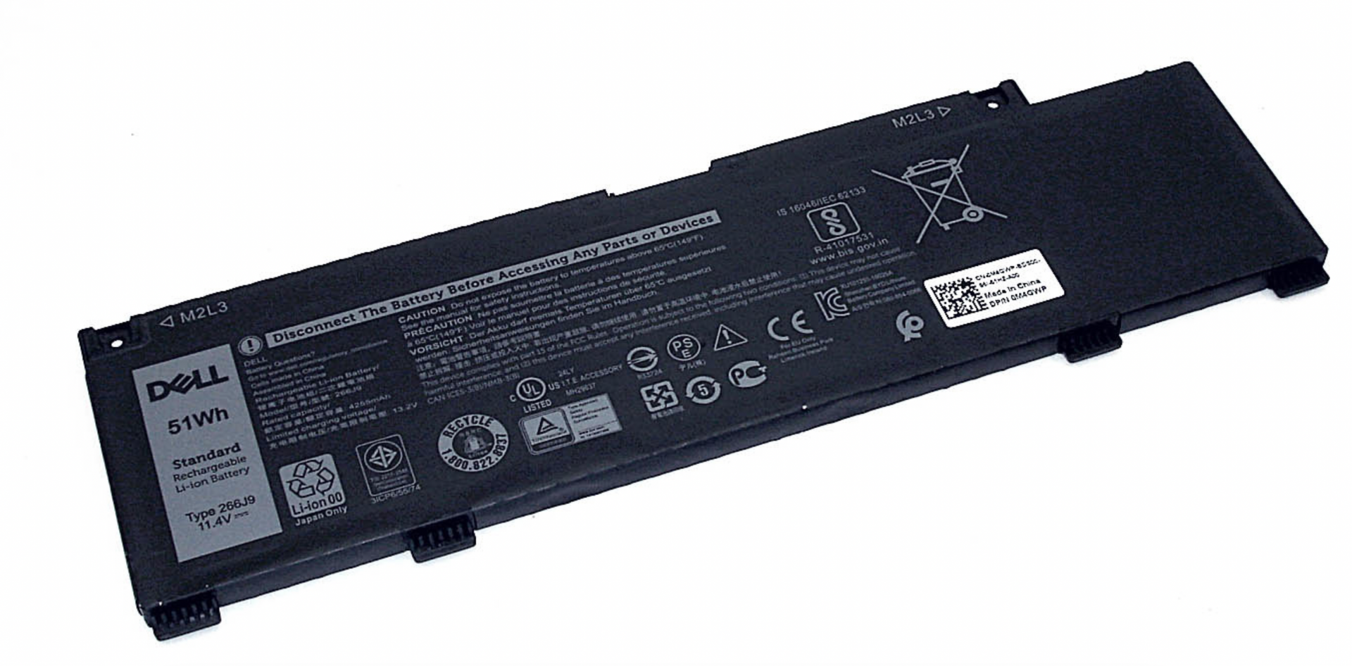 Аккумулятор DELL G3 3590 11.4V, 4255mAh, Original