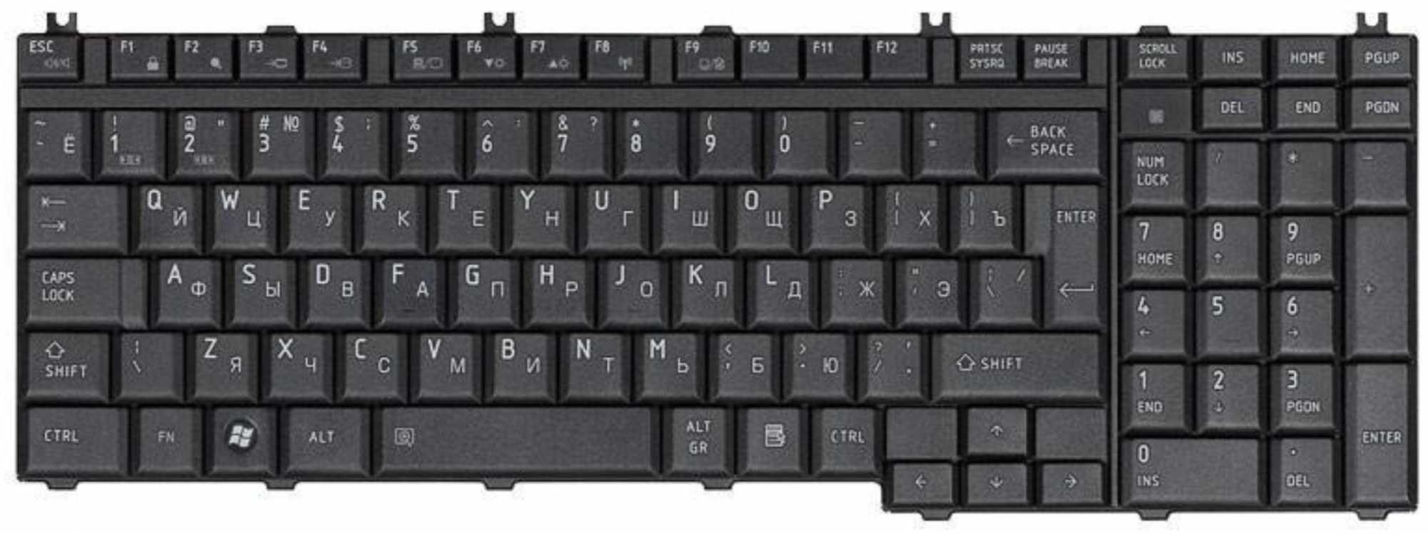 Клавиатура Toshiba Qosmio X500 OEM