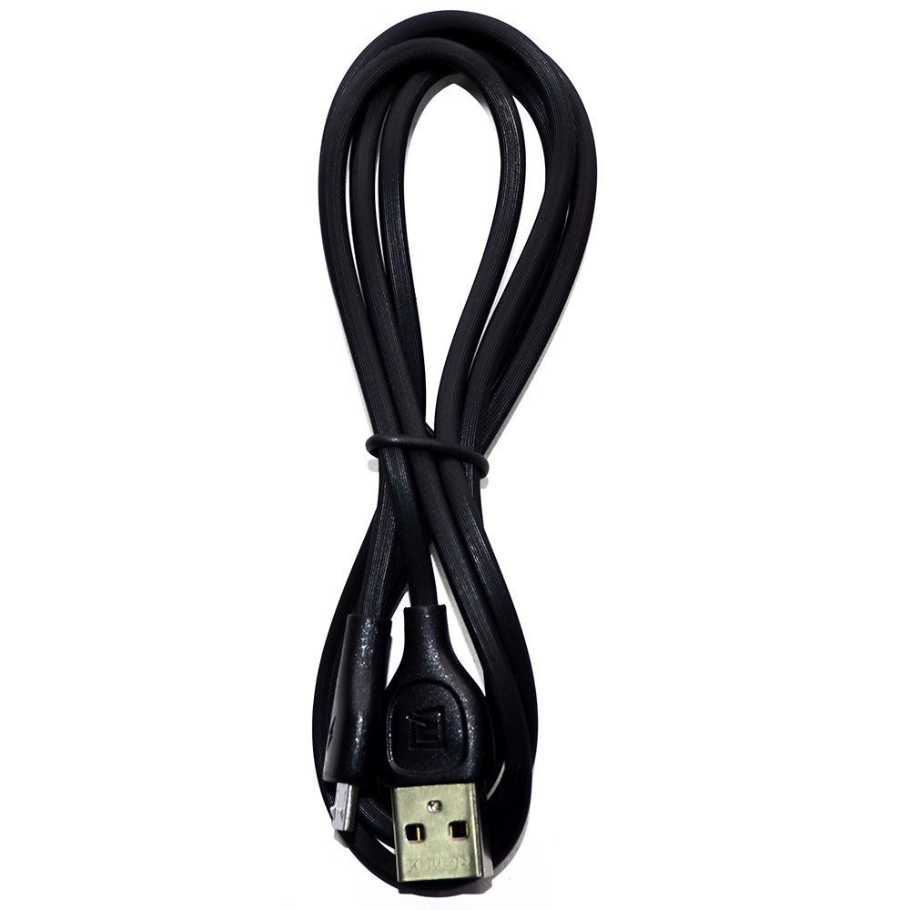 Кабель USB - micro USB REMAX Lesu Pro RC-160m круглый черный (1м)