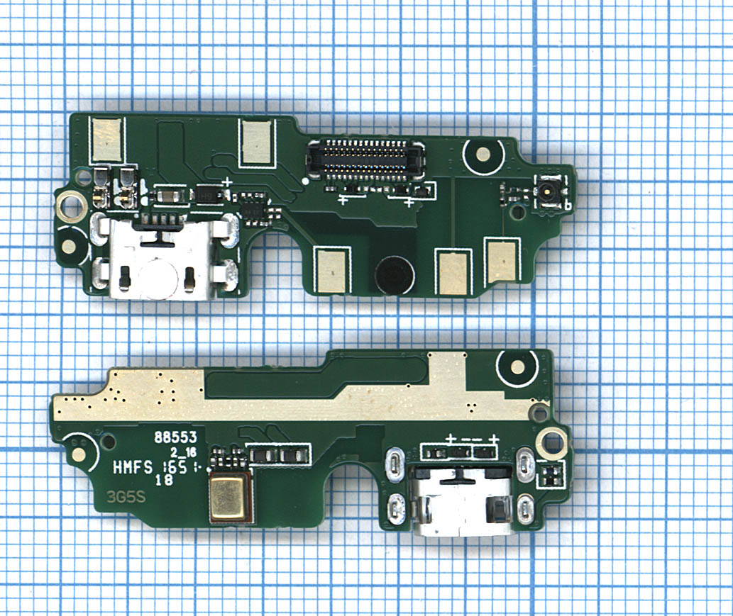 Плата разъема питания с микрофоном для Xiaomi Redmi 4 (32Gb)
