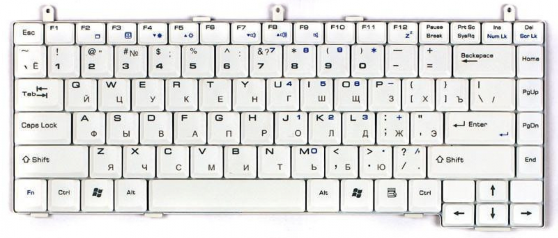 Клавиатура MSI M635 белая, OEM