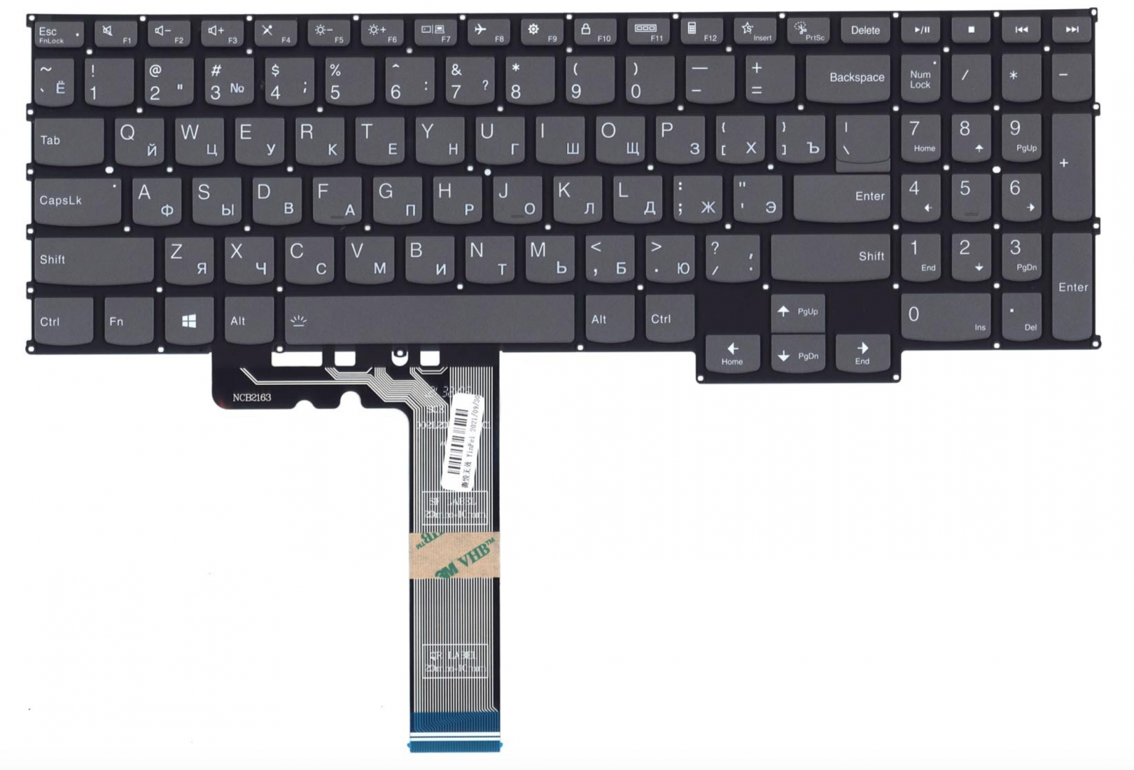 Клавиатура Lenovo IdeaPad 5 Pro-16ACH6 OEM