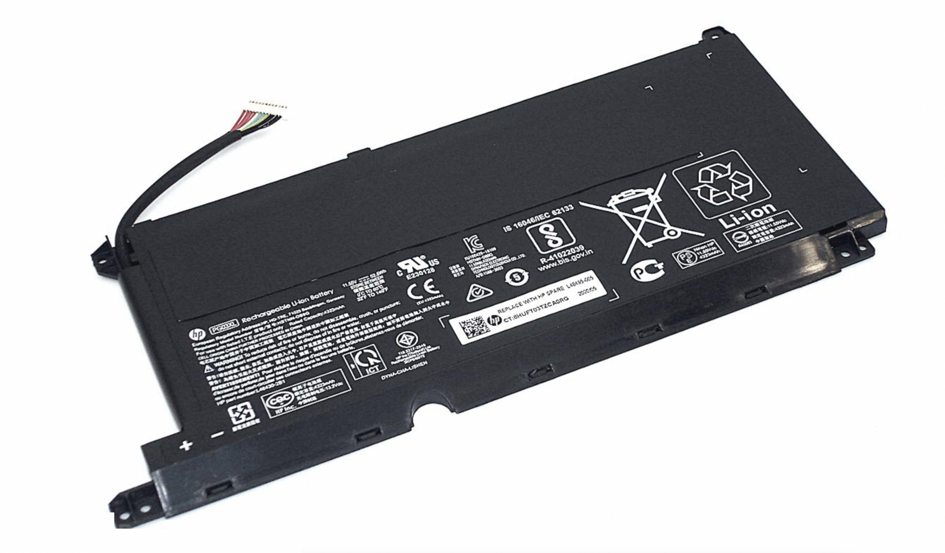Аккумулятор HP Pavilion Gaming 15-dk0125TX 11.55V, 4545mAh, Original