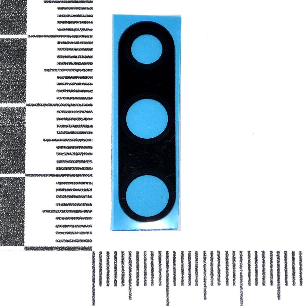 Стекло Huawei P30 задней камеры с глазком черный