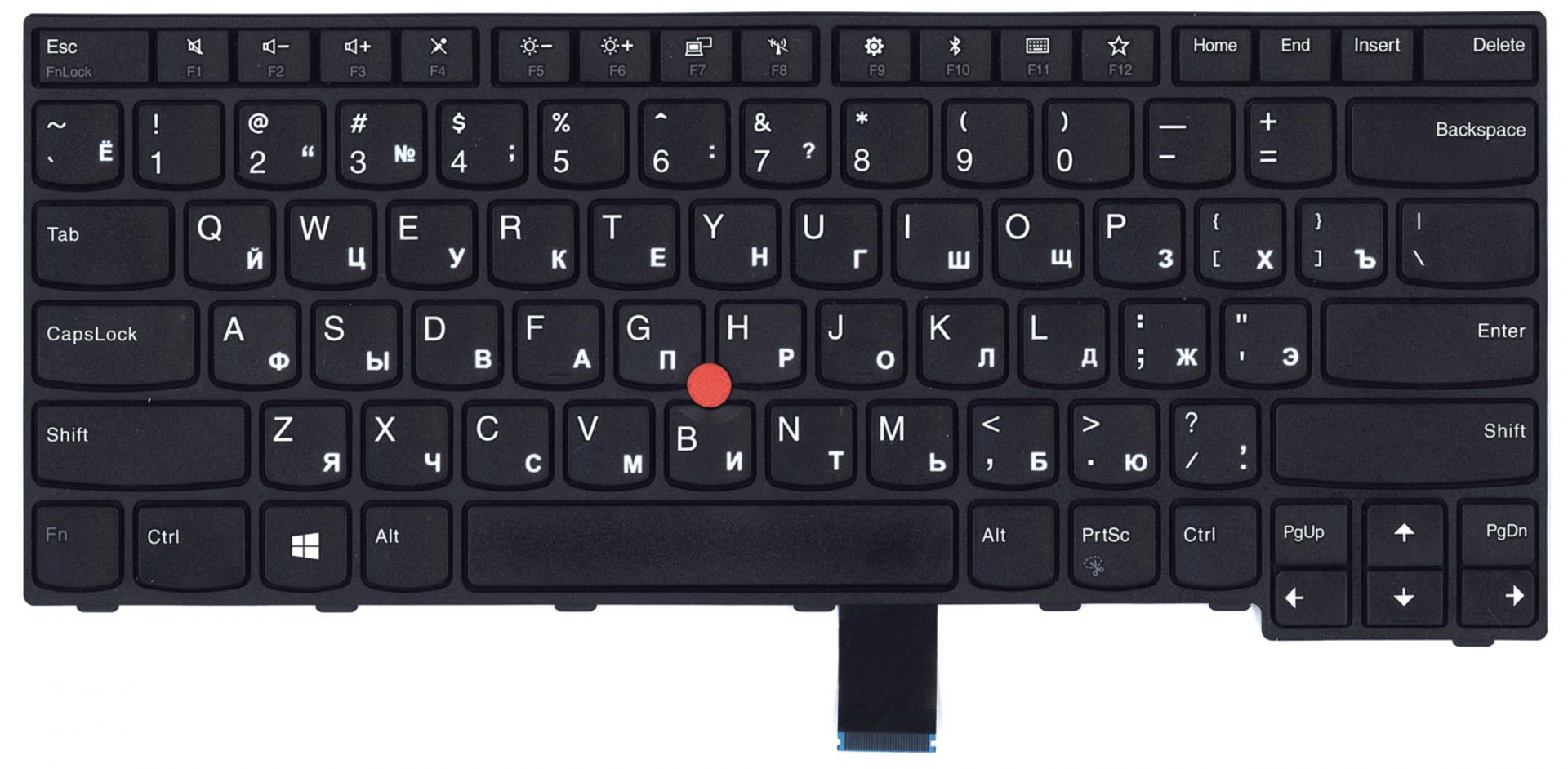 Клавиатура Lenovo ThinkPad E470 с указателем, OEM