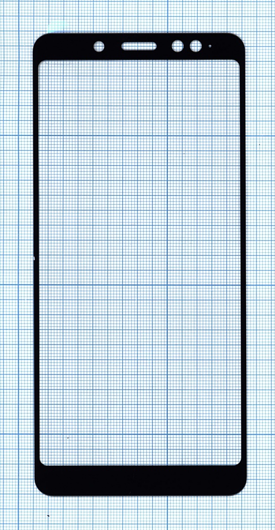 Защитное стекло "Полное покрытие" для Xiaomi Redmi Note 5 черное