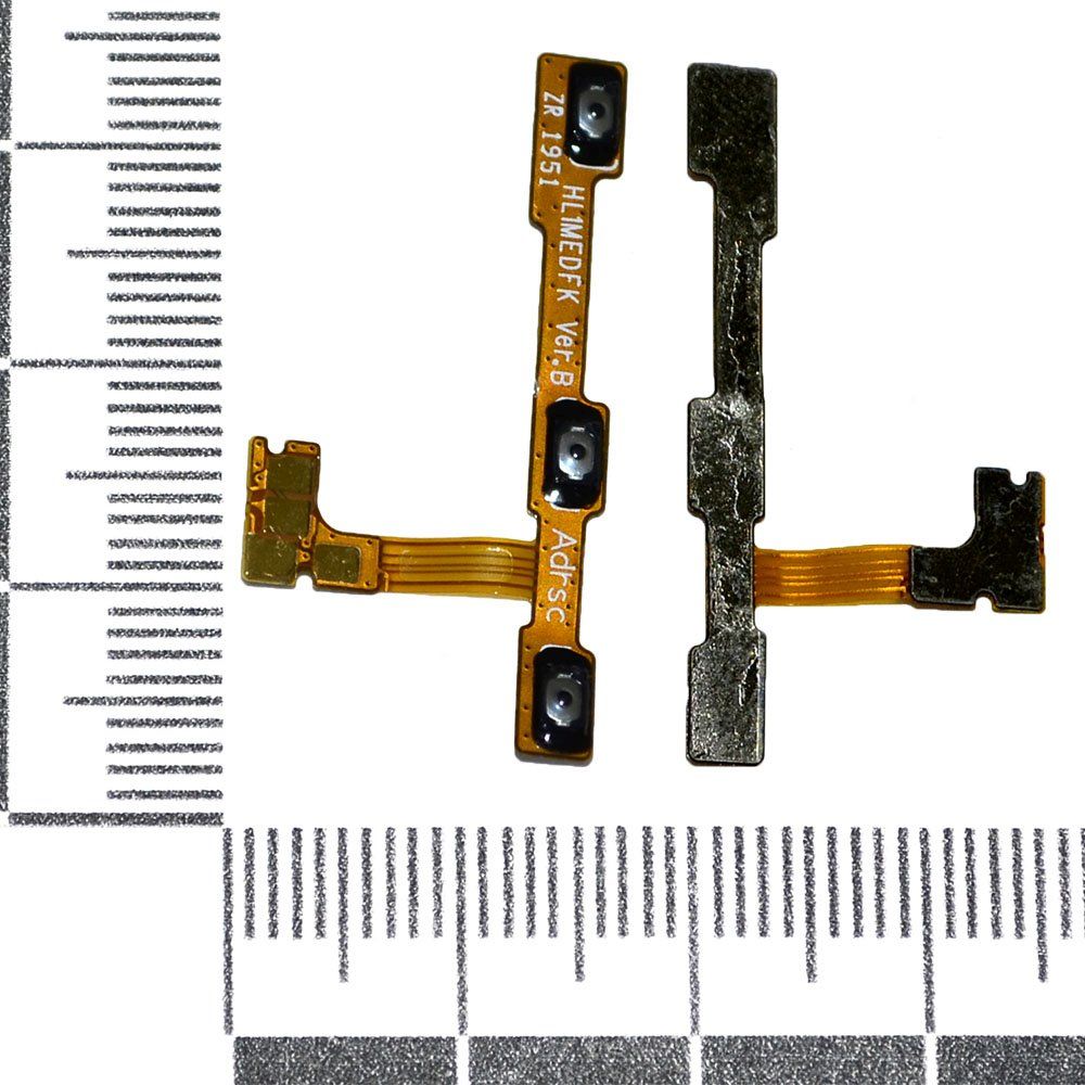 Шлейф Honor 9A/Y6p + кнопки включения/громкости orig Factory