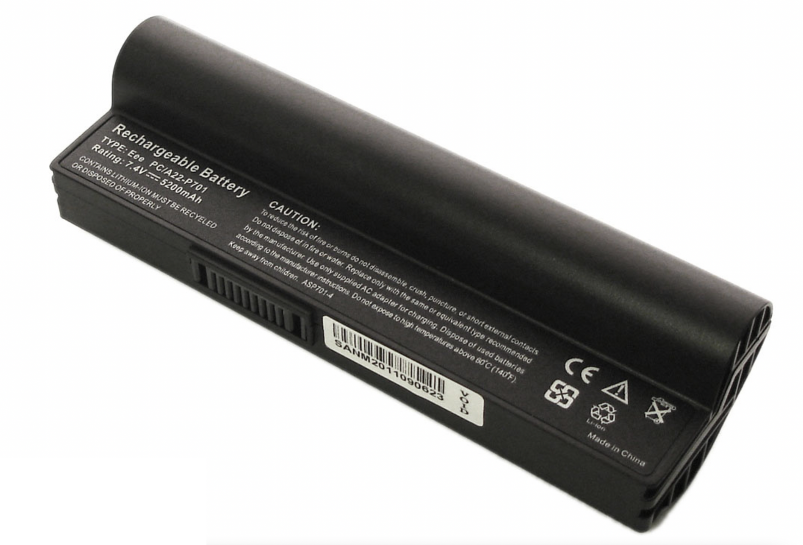 Аккумулятор ASUS Eee PC 700 7.4V, 5200mAh, OEM