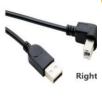 Кабель USB  2.0 на  USB-B угол вправо 3 м