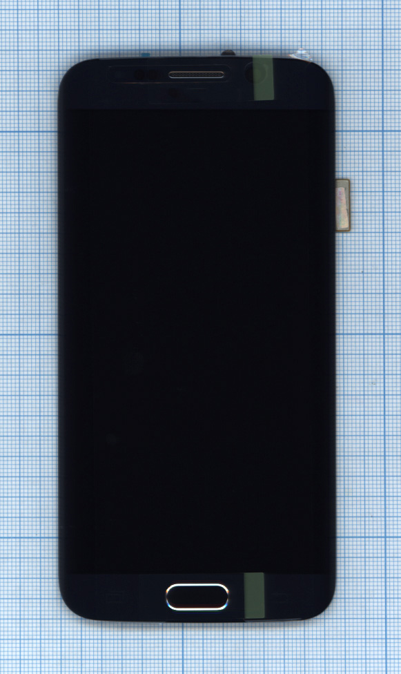 Дисплей для Samsung Galaxy S6 Edge SM-G925F черный с рамкой