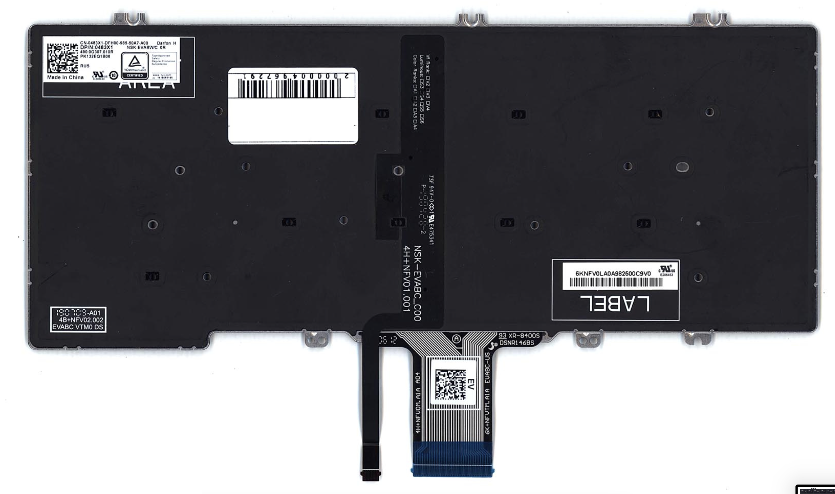 Клавиатура DELL Latitude 7300, 7300-2620 с подсветкой, OEM