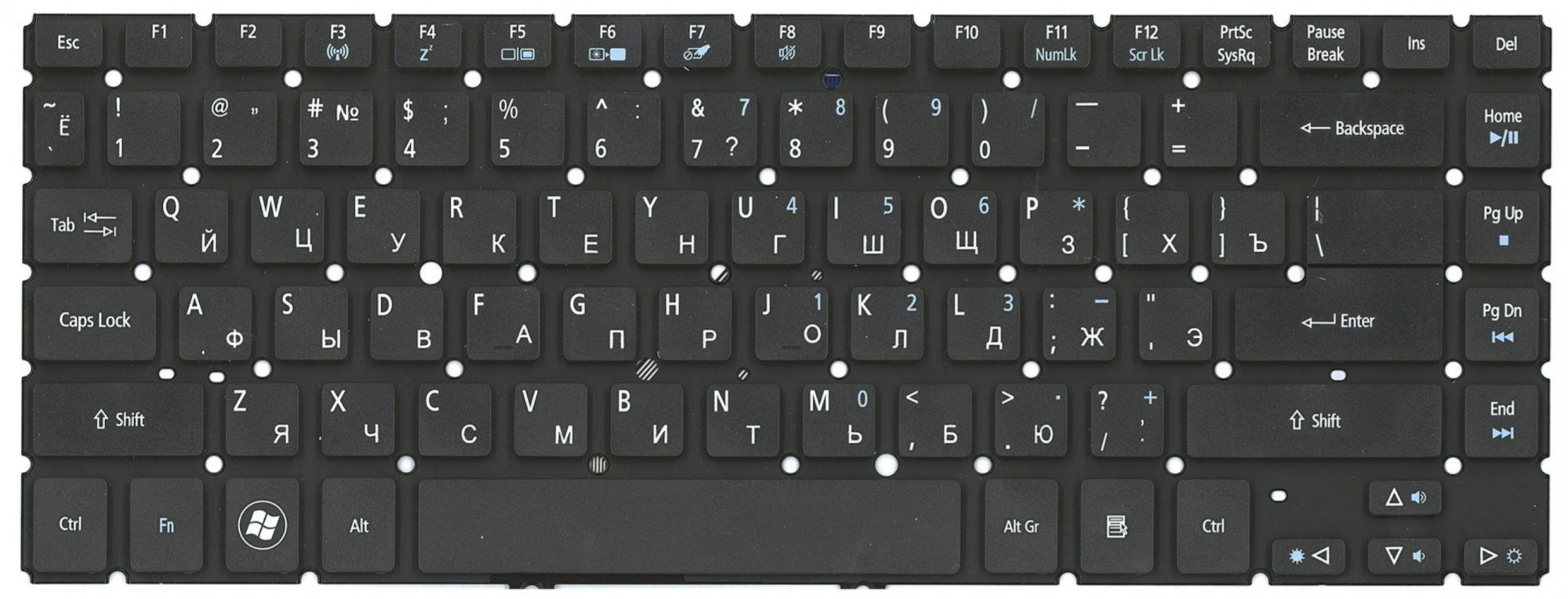 Клавиатура Acer Aspire V5-471G черная OEM