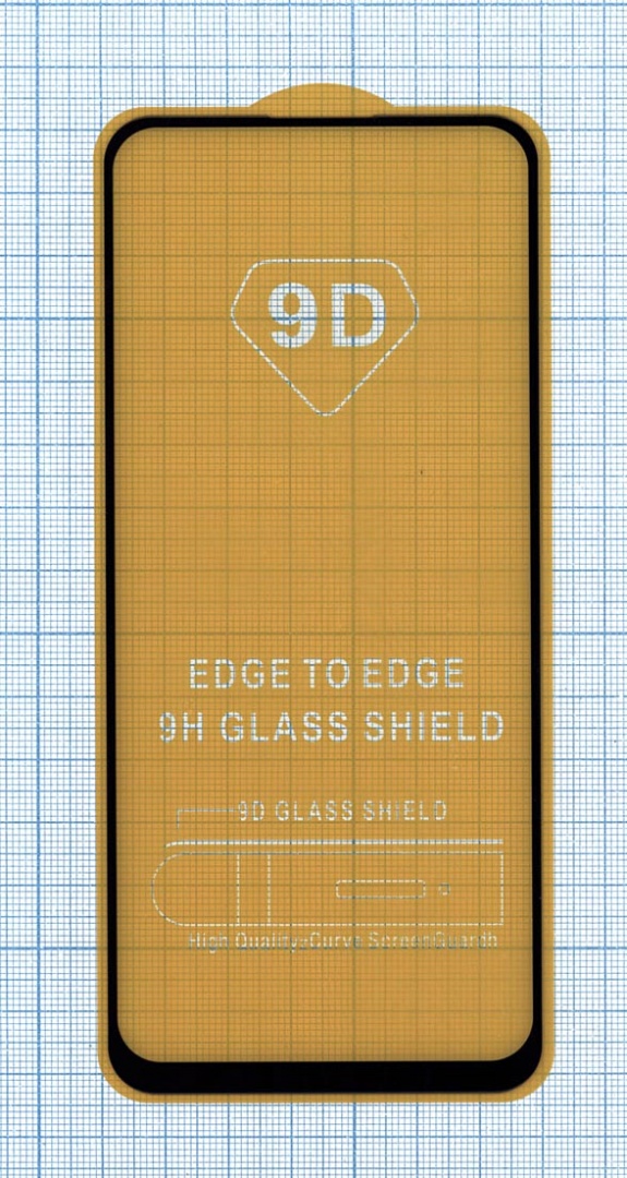 Защитное стекло "Полное покрытие" для Xiaomi Redmi Note 11 4G черное