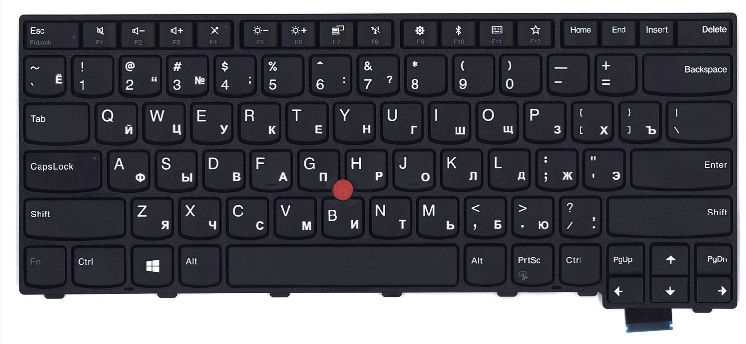 Клавиатура Lenovo ThinkPad T460S без подсветки, OEM