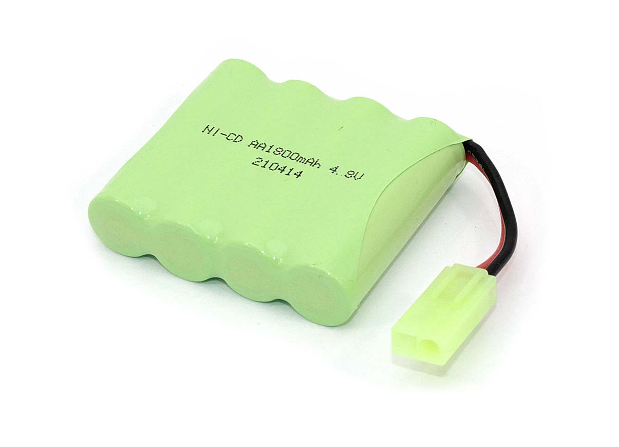 Аккумулятор Ni-Cd 4.8V 1800 mAh AA Flatpack разъем mini Tamiya
