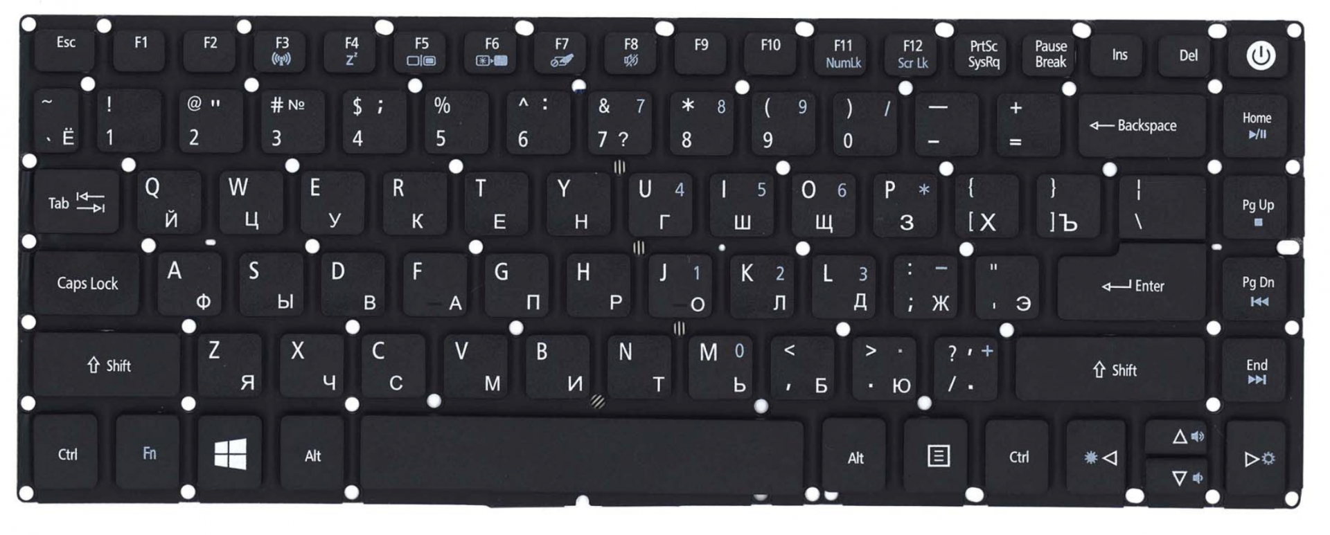 Клавиатура Acer TravelMate P248-MG OEM