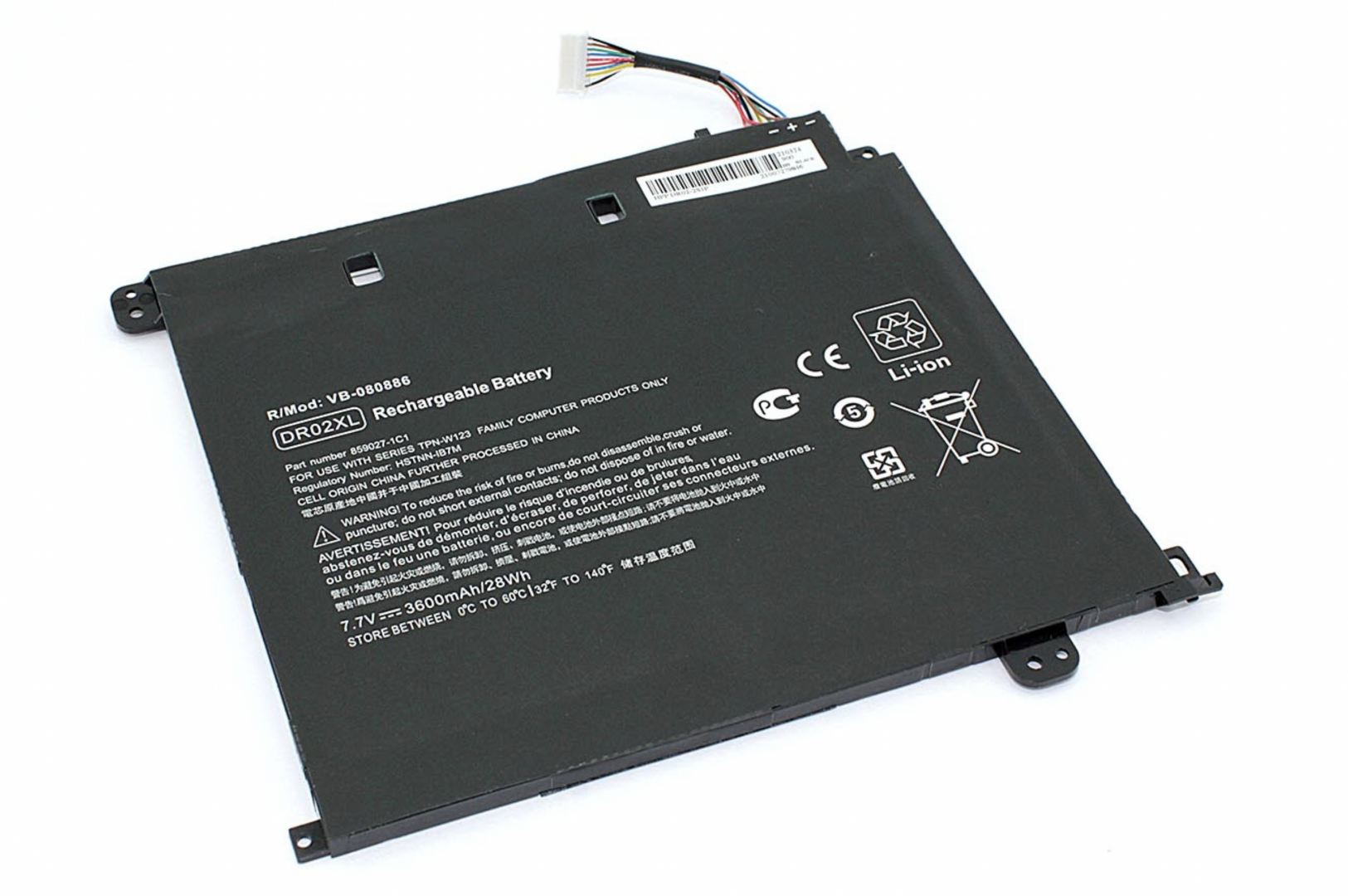 Аккумулятор HP Chromebook 11-V002TU 7.7V, 3600mAh, OEM