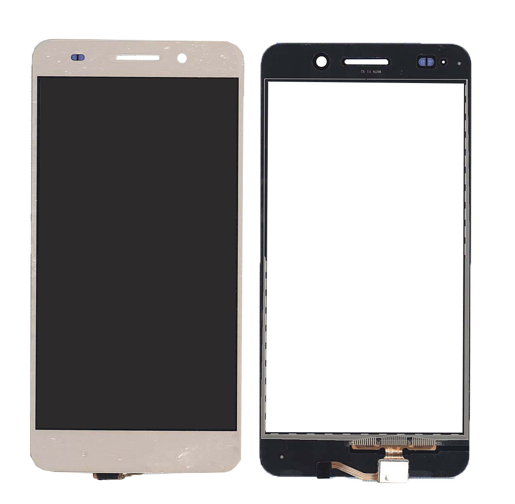 Сенсорное стекло (тачскрин) для Huawei Y6 II LTE (CAM-L21) золото