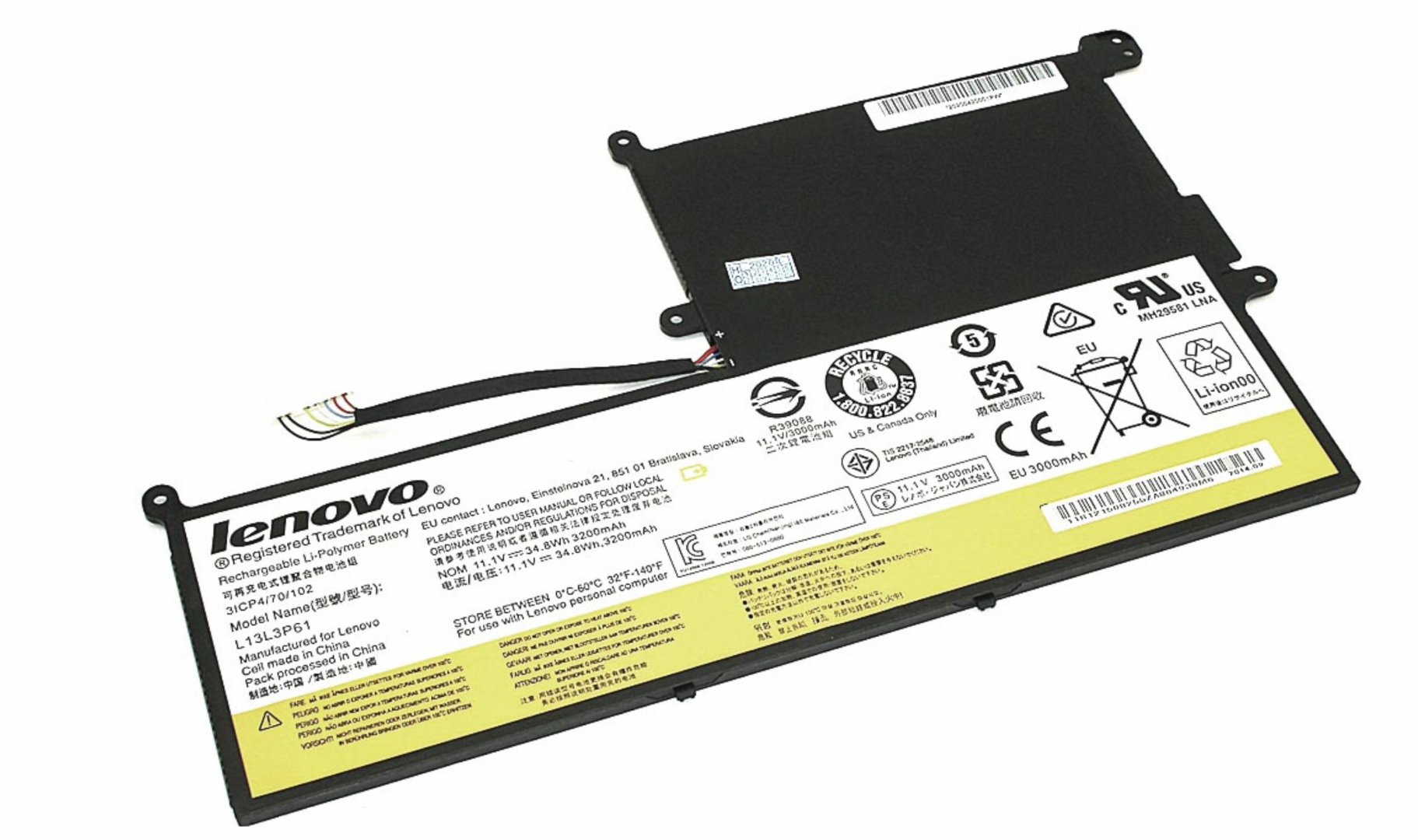 Аккумулятор Lenovo Chromebook N20p-59426642 11.1V, 3200mAh, Original
