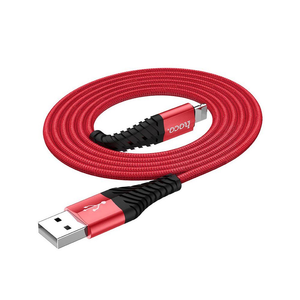 Кабель USB - Lightning 8-pin HOCO X38 красный (1м)