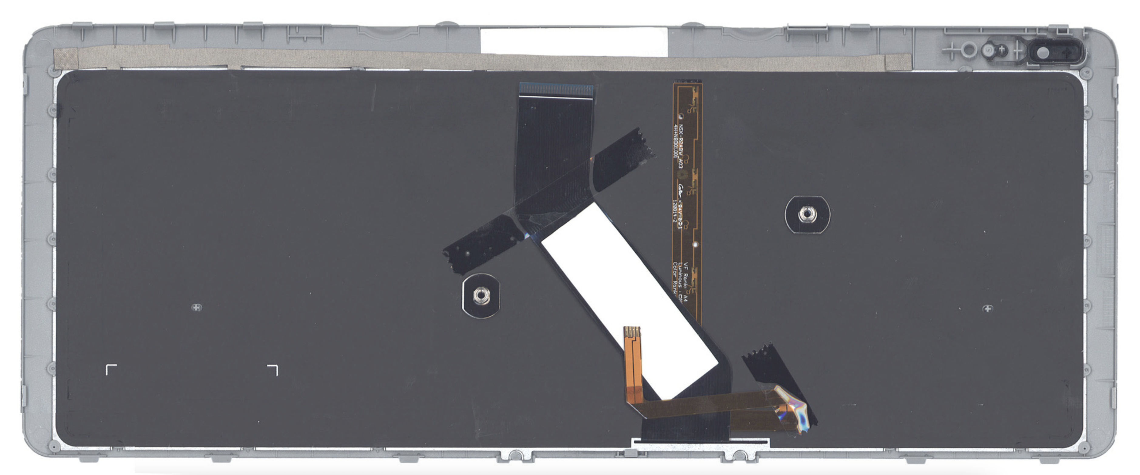 Клавиатура Acer Aspire V5-471 с серебристой рамкой, с подсветкой, OEM