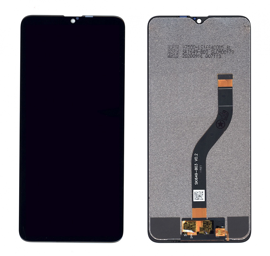 Дисплей для Samsung Galaxy A20S SM-A207F OLED черный