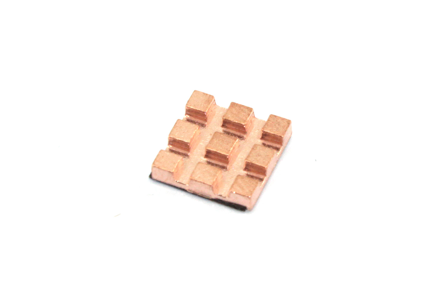 Медный радиатор 10х10х2мм с термоскотчем 3M 9448A