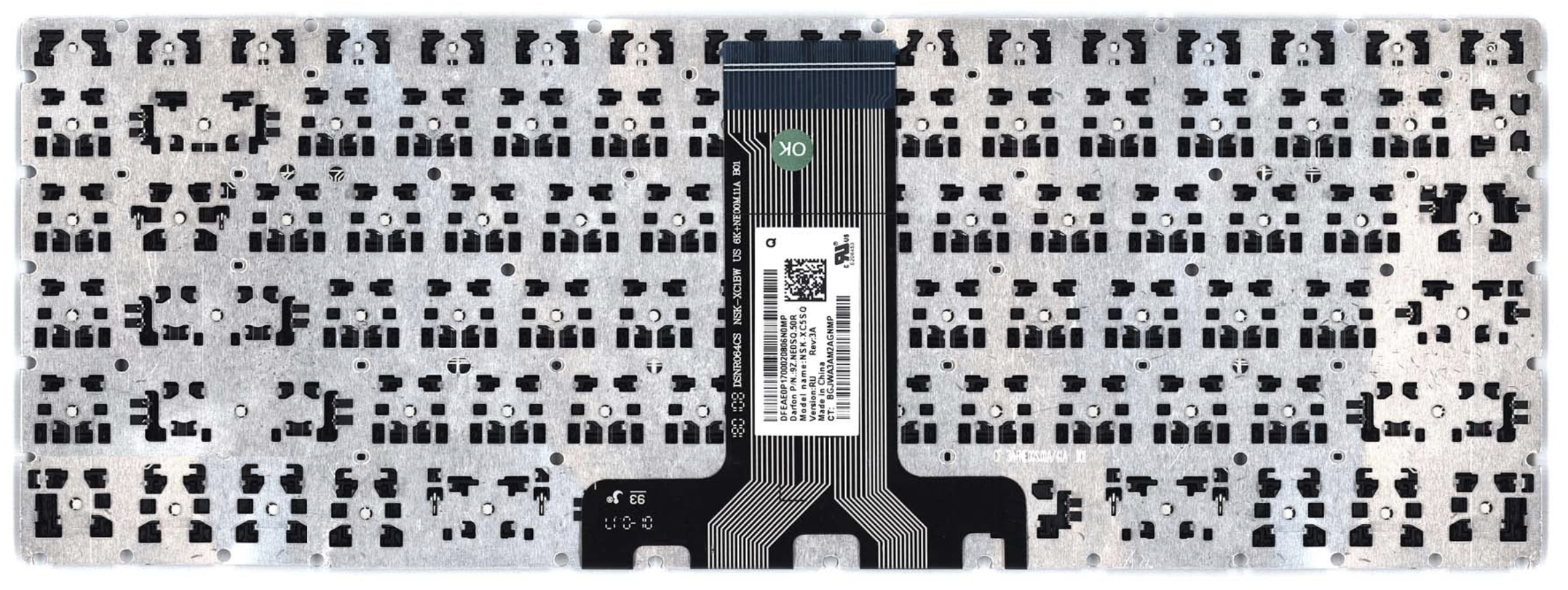 Клавиатура HP 240 G6 4BD01EA без рамки, OEM