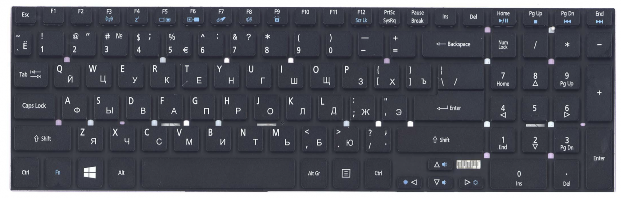 Клавиатура Acer Aspire ES1-512 OEM