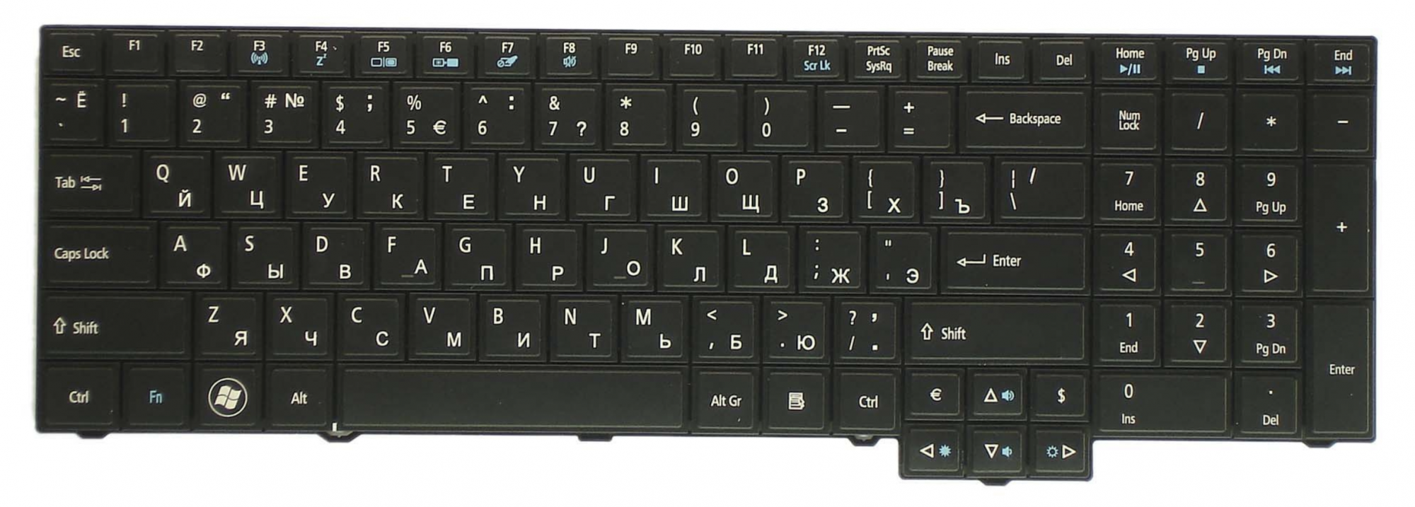 Клавиатура Acer TravelMate 5760Z OEM