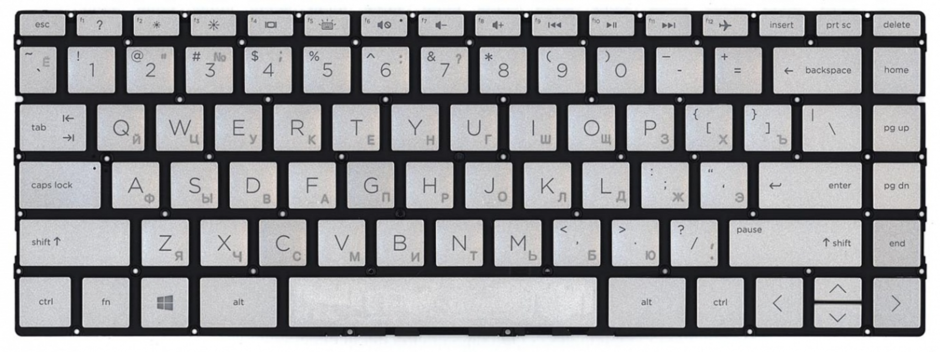 Клавиатура HP Pavilion 13-an1008ur золотая, OEM