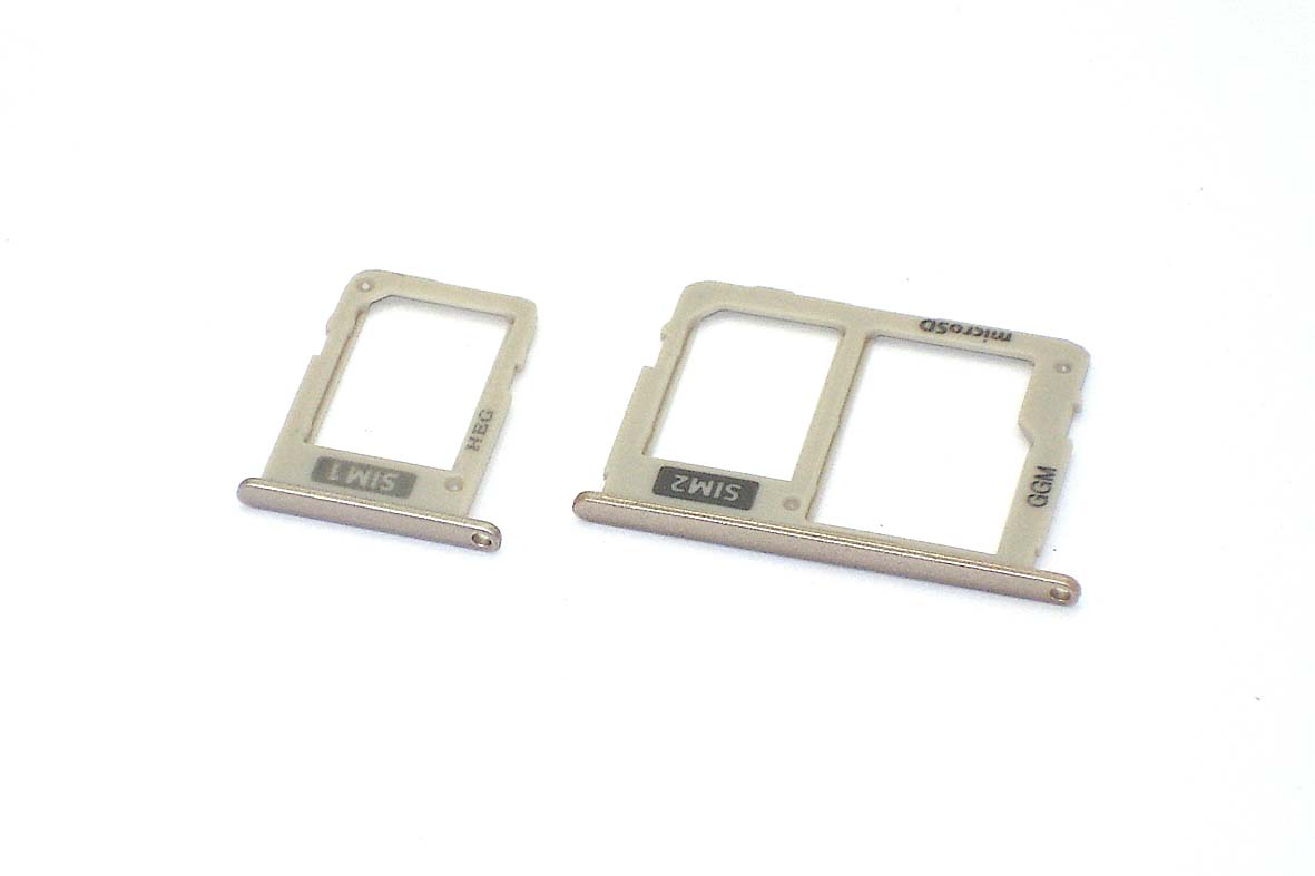 Лоток для SIM-карты Samsung Galaxy J7/J5 (J730F/J530F) золотой