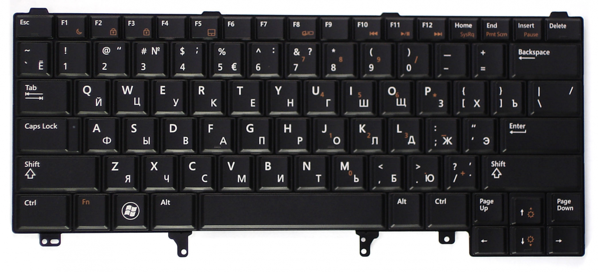 Клавиатура DELL Latitude E6320 без указателя, OEM