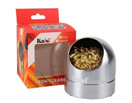 Губка металлическая для чистки наконечников паяльника Kaisi Grey