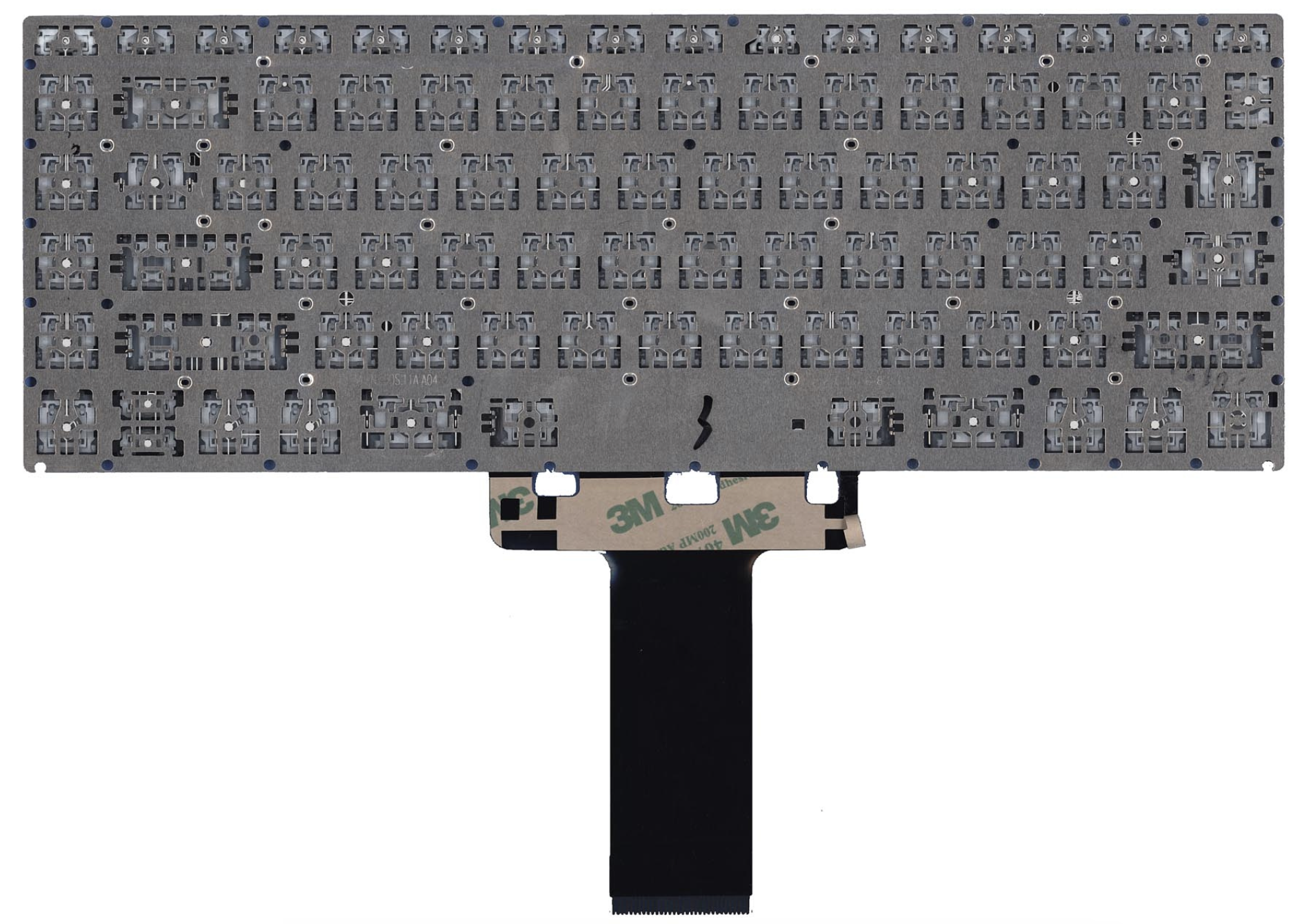 Клавиатура HP Pavilion X360 14-BA016NW серебристая, с подсветкой, OEM