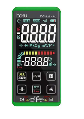 Цифровой компактный мультиметр BAKU BA-8233 Pro