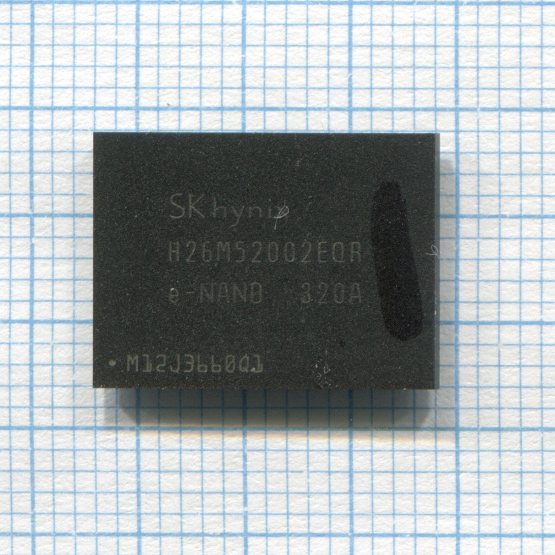 Микросхема E-NAND SK HYNIX H26M52002EQR 16GB