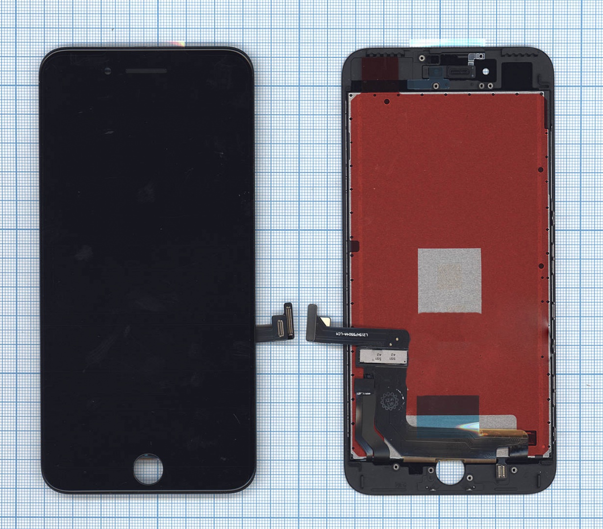Дисплей для iPhone 7 Plus в сборе с тачскрином (AAA) черный