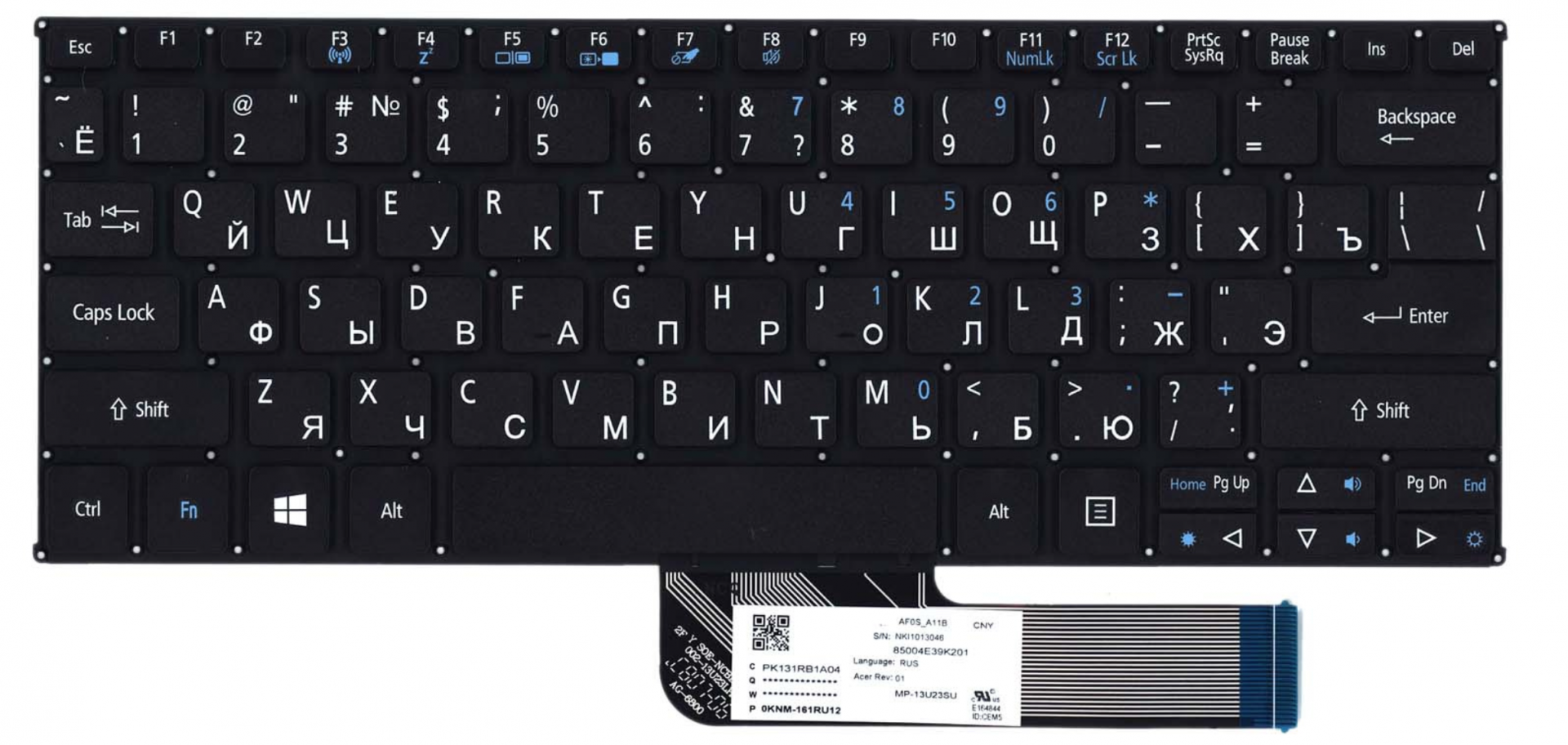Клавиатура Acer Aspire Switch 10 SW5-015 OEM