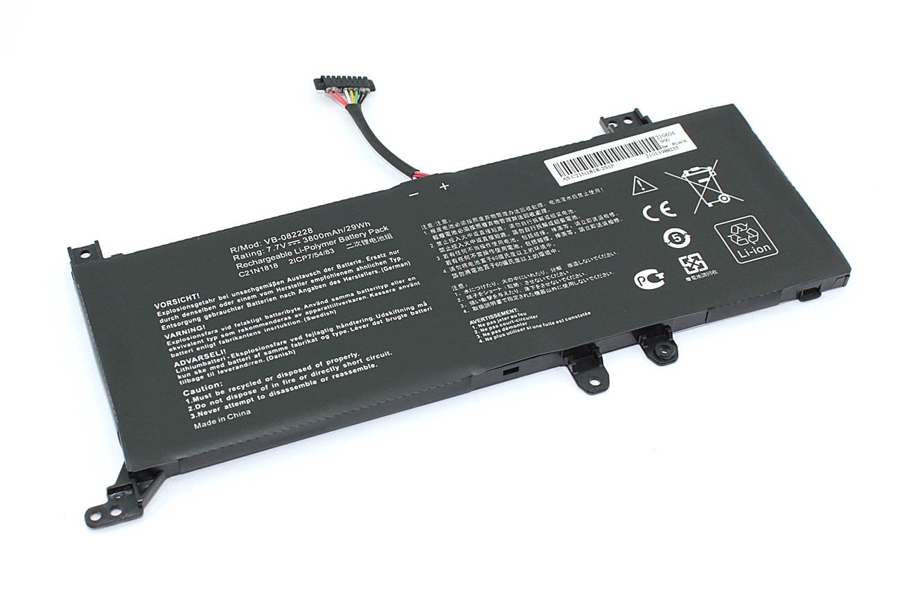 Аккумулятор ASUS A412FA 7.7V, 3800mAh, OEM