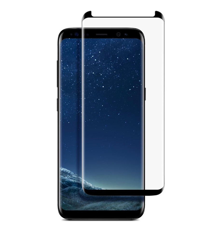 Защитное стекло 5D во весь экран Samsung Galaxy S8