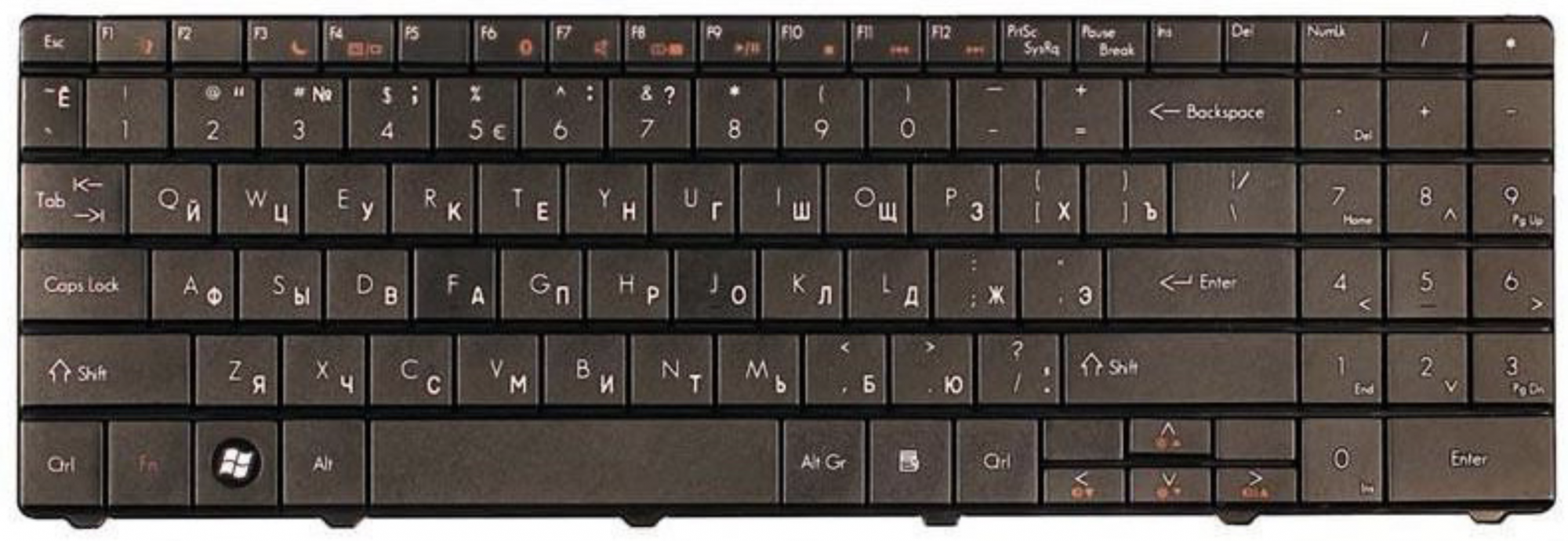 Клавиатура Gateway NV56 OEM