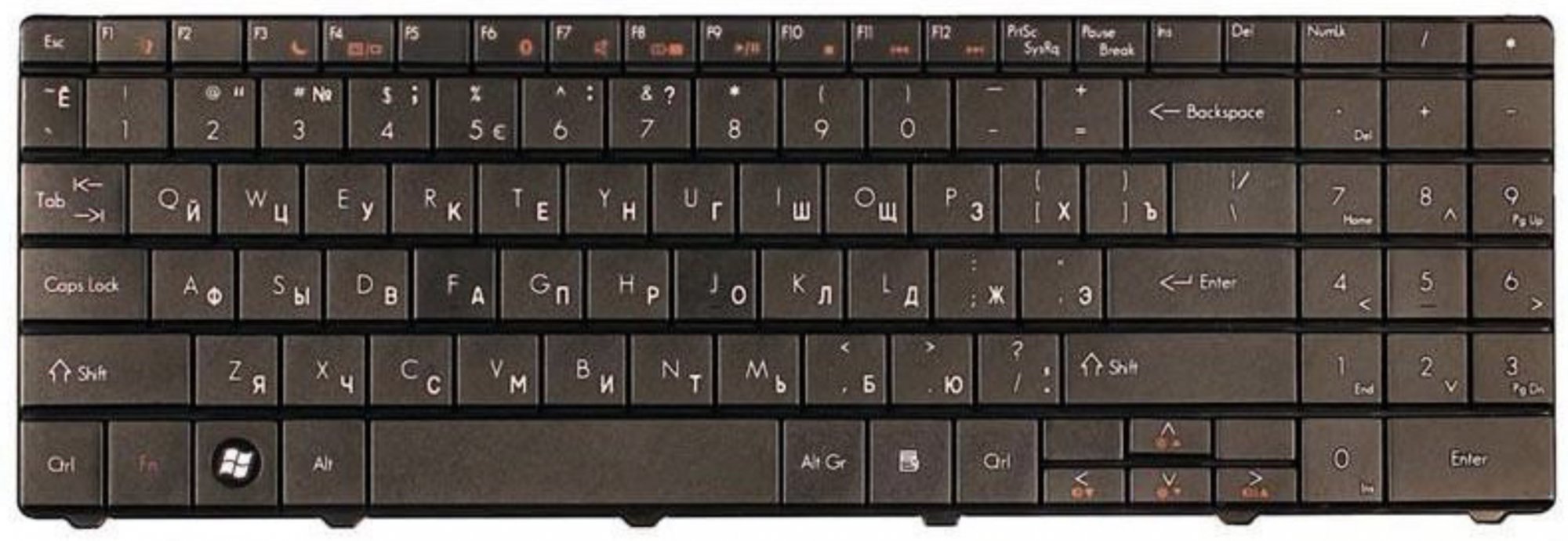 Клавиатура Gateway NV79 OEM