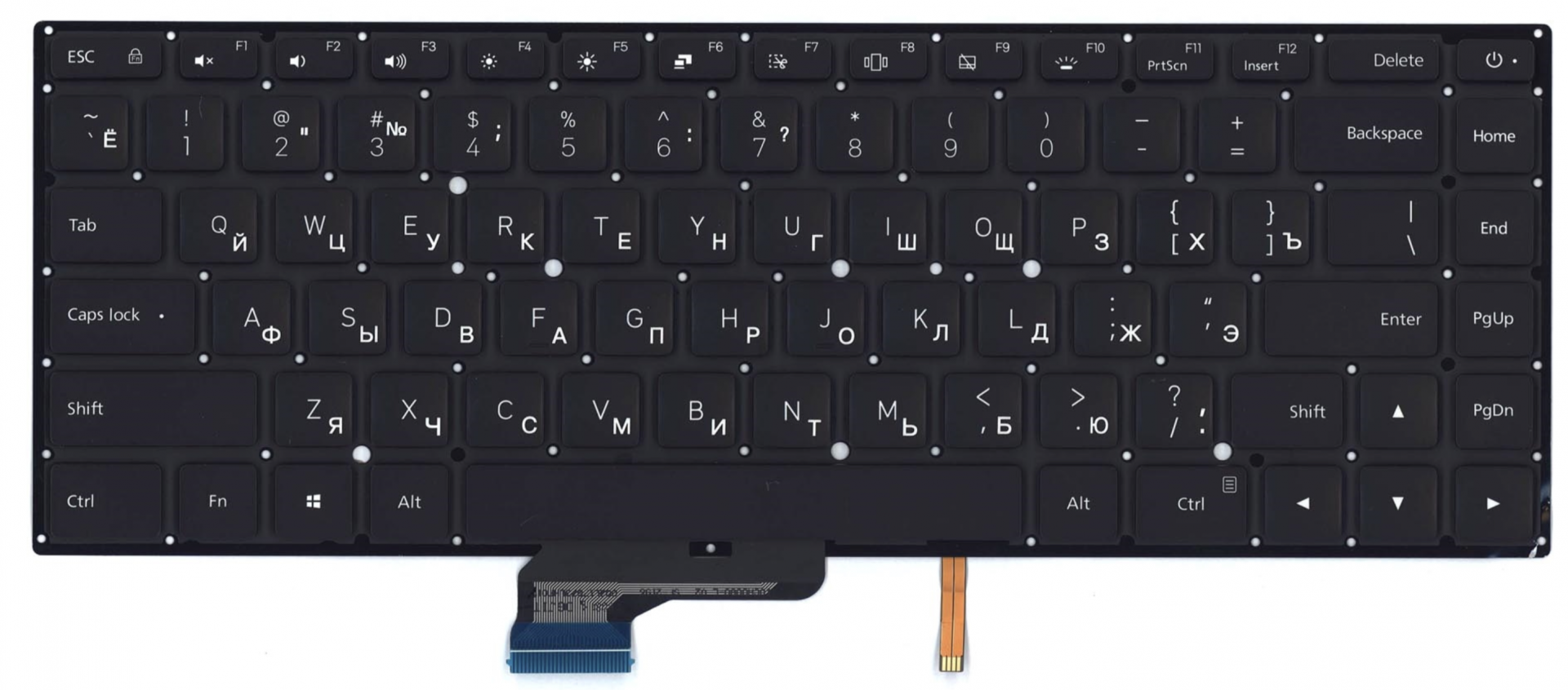 Клавиатура Xiaomi Mi Pro 15.6 с подсветкой, OEM